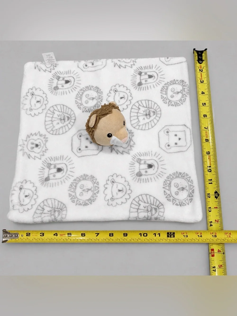 Lila & Jack Lion Lovey Security Blanket Plush Baby Safari Animals Fleece Nursery